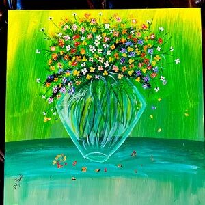 Beautiful paint whith many colors.